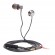 AIWA STEREO 3,5MM IN-EAR WITH REMOTE AND MIC SILVER