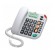 Σταθερό Ψηφιακό Τηλέφωνο Maxcom KXT481 SOS Λευκό με Οθόνη, Ένδειξη Κλήσης Led, Μεγάλα Πλήκτρα χωρίς Ελληνικό Μενού