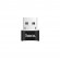 Αντάπτορας Hoco UA6 USB σε USB-C Μαύρο