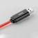 Καλώδιο σύνδεσης Hoco U29 LED Display USB σε Micro-USB 2.0A Fast Charging Κόκκινο 1m