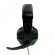 Ακουστικά Stereo Media-Tech COBRA PRO OUTBREAK MT3602 Διπλό Κονέκτορα 3.5mm για Gamers με Μικρόφωνο και 2 Μέτρα Καλώδιο Κορδόνι. Μαύρο-Πράσινο