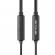Hands Free Ancus Melody MD66 Semi in-Earbud Stereo 3.5 mm Μαύρο με Μικρόφωνο και Πλήκτρο Λειτουργίας 1,2μ