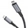 Καλώδιο σύνδεσης Hoco US01 USB3.1 GEN2 10Gbps 100W Super-Speed USB-C σε USB-C 3.0A  1,2m Μαύρο