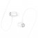 Hands Free Hoco M88 Graceful Earphones Stereo 3.5mm Λευκό 1.2μ με Μικρόφωνο και Πλήκτρο Λειτουργίας