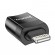 Αντάπτορας Hoco UA17 Lighnting σε USB-C Μαύρο Υποστηρίζει Φόρτιση 2A και Μεταφορά Δεδομένων