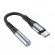 Αντάπτορας  Hoco LS33 USB-C σε 3.5 mm Θηλυκό Μεταλλικό Γκρί Συμβατό με όλες τις Συσκευές