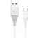 Powertech Regular USB 2.0 Cable USB-C male - USB-A male Λευκό 1m (PTR-0061)