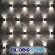 GloboStar® 96409 LED Φωτιστικό Τοίχου Αρχιτεκτονικού Φωτισμού Γκρι Up Down με Ρυθμιζόμενες Μοίρες Φωτισμού 10-100° 1500lm 230V Ψυχρό Λευκό Αδιάβροχο IP65 Μ10 x Π10 x Υ10cm