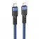Καλώδιο Σύνδεσης Hoco U110 USB-C σε Lightning Braided PD20W 3A Μπλε 1.2m Υψηλής Αντοχής