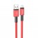 Καλώδιο Σύνδεσης Hoco X85 Strength USB σε Micro-USB 2.4A Κόκκινο 1m Υψηλής Αντοχής