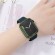 Watchband Hoco WA08 Flexible Honeycomb 42/44/45/49mm για Apple Watch 1/2/3/4/5/6/7/8/SE/Ultra Olive Green Silicon Band