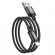 Καλώδιο σύνδεσης Hoco X89 Wind USB σε Lightning 2.4A Μαύρο 1m Braided