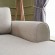Πολυμορφικός καναπές κρεβάτι PWF-0534 pakoworld ύφασμα κρεμ 300x202x78εκ