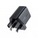 Φορτιστής Ταξιδίου Acefast A4 Fast Charging USB-C PD20W Μαύρος με UK Plug