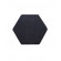 Audiodesigner ECOPLAN® Hexagon Ηχοαπορροφητικά Πάνελ 35 cm Μαύρο (Σετ 4 Τεμαχίων)-