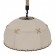 GloboStar® ANTOINETTE 01028 Vintage Κρεμαστό Φωτιστικό Οροφής Μονόφωτο 1 x E27 με Μπεζ Σχοινί και Καπέλο Φ35 x Y20cm