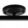 GloboStar® CANNES 01082 Μοντέρνο Φωτιστικό Οροφής Πολύφωτο Μαύρο Μεταλλικό Ράγα Μ108 x Π12 x Υ48cm