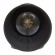 GloboStar® HOLVIA 01160 Vintage Industrial Φωτιστικό Τοίχου Απλίκα Μονόφωτο Μαύρο Μεταλλικό Πλέγμα Φ10 x Μ16 x Π12 x Υ34cm