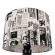 GloboStar® MAGAZINE 01230 Μοντέρνο Επιτραπέζιο Φωτιστικό Πορτατίφ Μονόφωτο 1 x E27 Ξύλινο με Άσπρο Μπεζ Καμβά Καπέλο Φ30 x Υ55cm