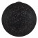 GloboStar® OCEANA 01364 Vintage Κρεμαστό Φωτιστικό Οροφής Μονόφωτο 1 x E27 Μαύρο Ξύλινο Ψάθινο Rattan Φ60 x Υ60cm