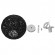 GloboStar® OCEANA 01356 Vintage Κρεμαστό Φωτιστικό Οροφής Μονόφωτο 1 x E27 Μαύρο Ξύλινο Ψάθινο Rattan Φ20 x Υ20cm