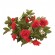 GloboStar® 09002 Τεχνητό Κρεμαστό Φυτό Διακοσμητική Γιρλάντα Μήκους 2.2 μέτρων με 10 X Μεγάλα Τριαντάφυλλα Κόκκινα