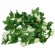GloboStar® 09012 Τεχνητό Κρεμαστό Φυτό Διακοσμητική Γιρλάντα Μήκους 2.2 μέτρων με 32 X Μικρά Τριαντάφυλλα Λευκά