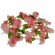 GloboStar® 09026 Τεχνητό Κρεμαστό Φυτό Διακοσμητική Γιρλάντα Μήκους 2.2 μέτρων με 33 X Άνθη Κερασιάς Ροζ Λευκό