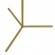 GloboStar® ELFIS GOLD 01551 Μοντέρνο Επιτραπέζιο Φωτιστικό Πορτατίφ Μονόφωτο Χρυσό Μεταλλικό με Λευκό Γυαλί Φ15 x Υ53cm