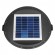 Αυτόνομο Αδιάβροχο IP65 Ηλιακό Φωτοβολταϊκό Φωτιστικό Στύλου / Κολώνας Πλατείας LED 25W με Ανιχνευτή Κίνησης, Αισθητήρα Νυχτός και Ασύρματο Χειριστήριο Ψυχρό Λευκό 6000k GloboStar 12117