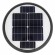 Αυτόνομο Αδιάβροχο IP65 Ηλιακό Φωτοβολταϊκό Φωτιστικό Στύλου / Κολώνας Πλατείας LED 40W με Ανιχνευτή Κίνησης και Αισθητήρα Νυχτός Θερμό Λευκό 3000k GloboStar 12153