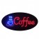 Φωτιστικό LED Σήμανσης Οβάλ COFFEE με Διακόπτη ON/OFF και Πρίζα 230v 48x2x25cm GloboStar 96303