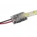 GloboStar® 70720 Αδιάβροχος Ταχυσύνδεσμος Ένωσης IP65 - Strip To Cable Connector για Ένωση 1 x Μονόχρωμης Αδιάβροχης Ταινίας LED Πλάτους 10mm με 1 x Καλώδιο Τροφοδοσίας