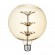 GloboStar® 99210 Λάμπα E27 BLL150 MTX Balloon DIODE HP LED String 3W 300 lm 320° AC 85-265V Edison Retro με Μελί Γυαλί Ultra Θερμό Λευκό 2200 K