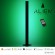 GloboStar® ALIEN-DIVA-BLACK-50-5 ALIEN Design DIVA Μοντέρνο Minimal Nordic Μεταλλικό Φωτιστικό Επιτραπέζιο - Πορτατίφ - Λαμπατέρ Μαύρο LED 8W 800lm με Ασύρματο Χειριστήριο RF & Dimmer IP20 Πράσινο Μ3 x Π1.6 x Υ50cm