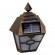 GloboStar® 71492 Αυτόνομο Ηλιακό Φωτιστικό Τοίχου Μπρονζέ Σκουριά LED SMD 1W 40lm με Ενσωματωμένη Μπαταρία 600mAh - Φωτοβολταϊκό Πάνελ με Αισθητήρα Ημέρας-Νύχτας IP65 Ψυχρό Λευκό 6000K
