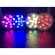 GloboStar® 79626 Υποβρύχια Διακοσμητική Φωτιζόμενη Βάση LED 5W για Μπουκάλια - Ποτήρια - Βάζα - Ναργιλέ Μπαταρίας με Ασύρματο Χειριστήριο IR Αδιάβροχη IP68 Πολύχρωμη RGB Dimmable