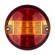 GloboStar® 79927 Πίσω Φανάρι Φορτηγού 20 LED DC 24V Στρογγυλό Universal Αδιάβροχο IP66 Κόκκινο - Πορτοκαλί