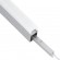 GloboStar® SURFACEPENDANT-PROFILE 70830-3M Προφίλ Αλουμινίου - Βάση & Ψύκτρα Ταινίας LED με Λευκό Γαλακτερό Κάλυμμα - Επιφανειακή & Κρεμαστή Χρήση - Πατητό Κάλυμμα - Ασημί - 3 Μέτρα - Μ300 x Π3.5 x Υ7.4cm