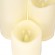GloboStar® 79551 ΣΕΤ 3 Διακοσμητικών Realistic Κεριών με LED - Μπαταρίας & Ασύρματο Χειριστήριο IR Ψυχρό Λευκό 6000K Dimmable