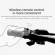 GloboStar® 86050 Ασύρματο Οπίσθιο Φανάρι Ποδηλάτου LED Επαναφορτιζόμενο USB Stop - Αριστερό Φλάς - Δεξί Φλάς με Ασύρματο Χειριστήριο Τιμονιού