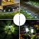 GloboStar® 71520 Αυτόνομο Ηλιακό Φωτιστικό LED SMD 1W 100lm με Ενσωματωμένη Μπαταρία 600mAh - Φωτοβολταϊκό Πάνελ με Αισθητήρα Ημέρας-Νύχτας Αδιάβροχο IP65 Φανάρι Κήπου Στρογγυλό Ψυχρό Λευκό 6000K