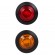 GloboStar® 85308 Πακέτο 10 Τεμάχια Φώτα Όγκου για Φορτηγά BULLET PIN LED SMD 5730 1W / Τεμ. 100lm DC 24V Αδιάβροχα IP65 5x Κόκκινα - 5x Πορτοκαλί