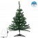 GloboStar® Crazy Christmas Χριστουγεννιάτικο Δέντρο SantaClaus Φ40 x Υ60εκ Πράσινο με Πλαστική Βάση
