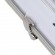 GloboStar® 90610 1 x 60cm T8 Tri-Proof Πλαστικό PC Σκαφάκι με Μεταλλικά Clips για Λάμπα Φθορίου LED Τροφοδοσίας Ενός Άκρου Αδιάβροχο IP65