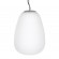 GloboStar® FREYA 00745 Μοντέρνο Κρεμαστό Φωτιστικό Οροφής Μονόφωτο 1 x E27 Λευκό Γυάλινο Φ24 x Υ35cm
