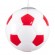 GloboStar® FOOTBALL 00646 Μοντέρνο Κρεμαστό Παιδικό Φωτιστικό Οροφής Μονόφωτο 1 x E27 Κόκκινο Λευκό Γυάλινο Φ25 x Υ25cm
