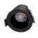 GloboStar® PLUTO-S 60250 Χωνευτό LED Spot Downlight TrimLess Φ6.4cm 7W 910lm 38° AC 220-240V IP20 Φ6.4 x Υ4.9cm - Στρόγγυλο - Μαύρο & Anti-Glare HoneyComb - Φυσικό Λευκό 4500K - Bridgelux COB - 5 Years Warranty