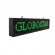 GloboStar® 90252 Κυλιόμενη Ψηφιακή Επιγραφή P10 LED SMD AC 220-240V με Wi-Fi - Αδιάβροχή IP54 - Μονής Όψης - Μ104 x Π9 x Υ24cm Πράσινο