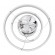 GloboStar® NEMESIS TRIO 61168-DECO Κρεμαστό Φωτιστικό Δαχτυλίδι-Κύκλος LED CCT 100W 12123lm 360° AC 220-240V - Εναλλαγή Φωτισμού μέσω Τηλεχειριστηρίου All In One Ψυχρό 6000k+Φυσικό 4500k+Θερμό 2700k Dimmable Φ25+40+60cm - Λευκό - 3 Years Warranty